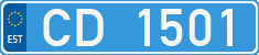 License plate of Estonia, Diplomatic