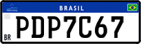 License plate of Brazil, Private owners (Mercosul)