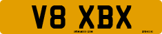 License plate of the United Kingdom, 1983 year system