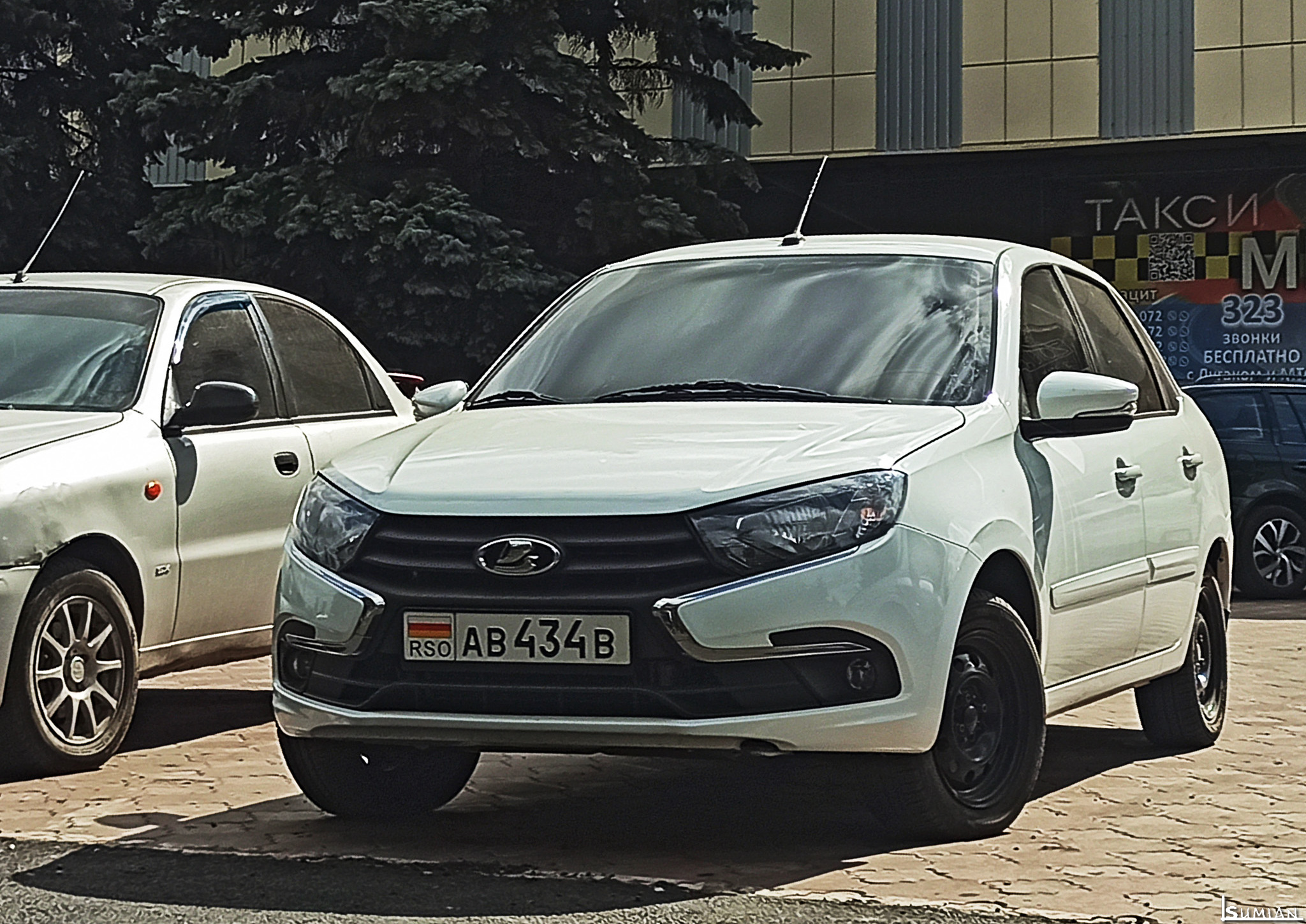 а 434 вв, Lada (VAZ) 2190 Granta 2190, facelift, 2018–