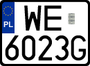 License plates of Poland, Regular car plates