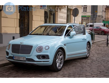 AB 0001 IE, Bentley Bentayga