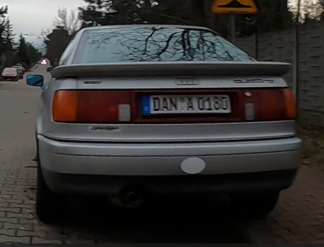 DAN A 0180, Audi Coupé 2nd gen (B3/89/8B), 1991–1996