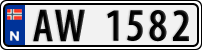 License plate of Norway, Trailers, motorcycles, special vehicles