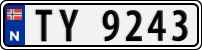 License plate of Norway, Trailers, motorcycles, special vehicles