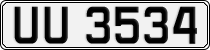 License plate of Norway, Trailers, motorcycles, special vehicles