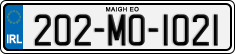 License plate of Ireland, Regular plates