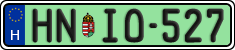 license plates of Hungary, Regular plates (2022)