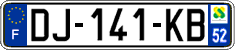 French license plate, SIV (ordinary)