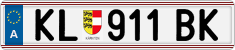License plate of Austria, Regular plates