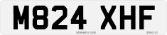 License plate of the United Kingdom, 1983 year system