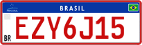 License plate of Brazil, Commercial vehicles (Mercosul)