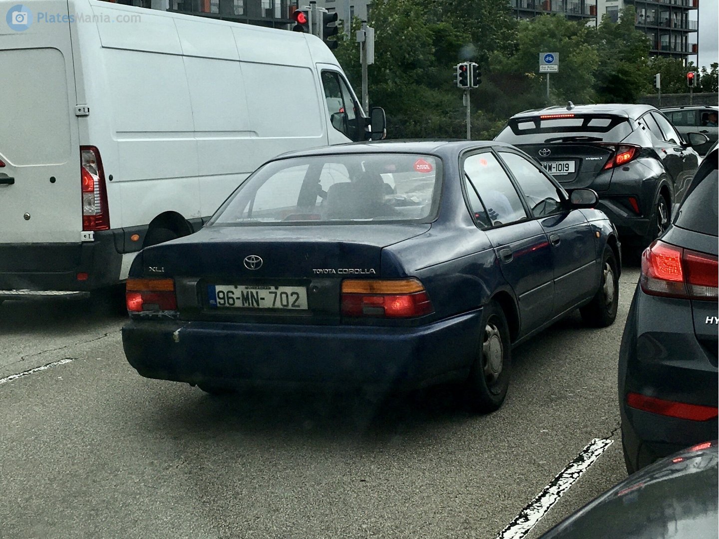 96-MN-702, Toyota Corolla 7th gen Sedan (E100), 1991–1997