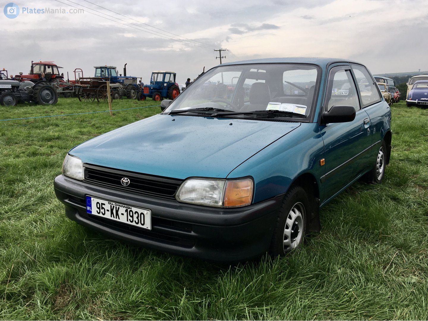 95-KK-1930, Toyota Starlet 4th gen 3-door Hatch (P80), 1989–1995