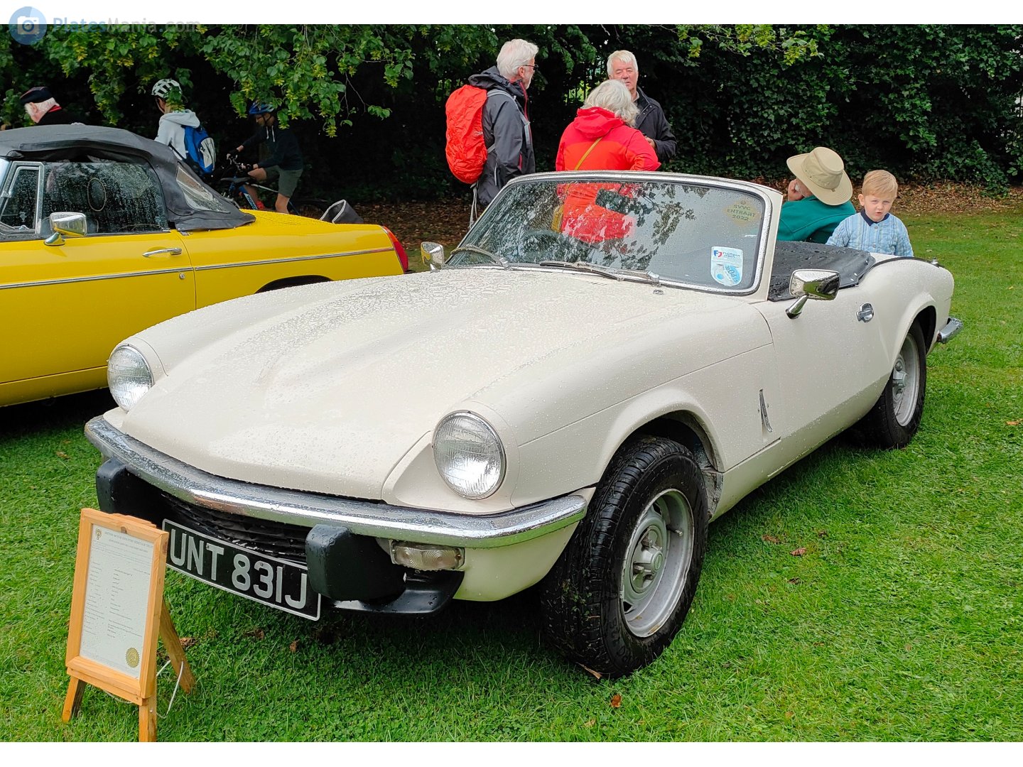 UNT831J, Triumph Spitfire 2-door Roadster (MkIV/1500), 1970–1980