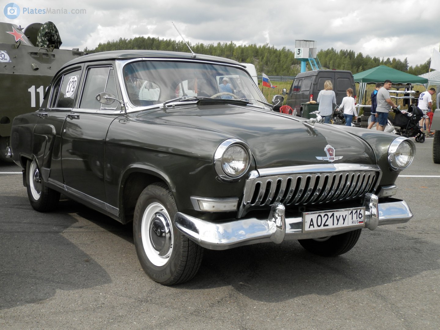 а 021 уу 116, GAZ 21 Волга 2nd series, 1958­–1962