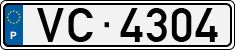 License plate of Portugal, Trailers
