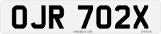 License plate of the United Kingdom, 1963 year system