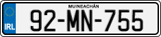 License plate of Ireland, Regular plates