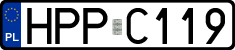 License plates of Poland, Authorities