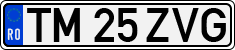 License plate of Romania, Regular plates