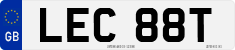 License plate of the United Kingdom, 1963 year system