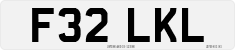 License plate of the United Kingdom, 1983 year system