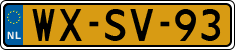 License plate of the Netherlands, Trailers