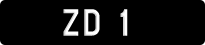 License plate of Malaysia, Military (Z(A) 1(234))