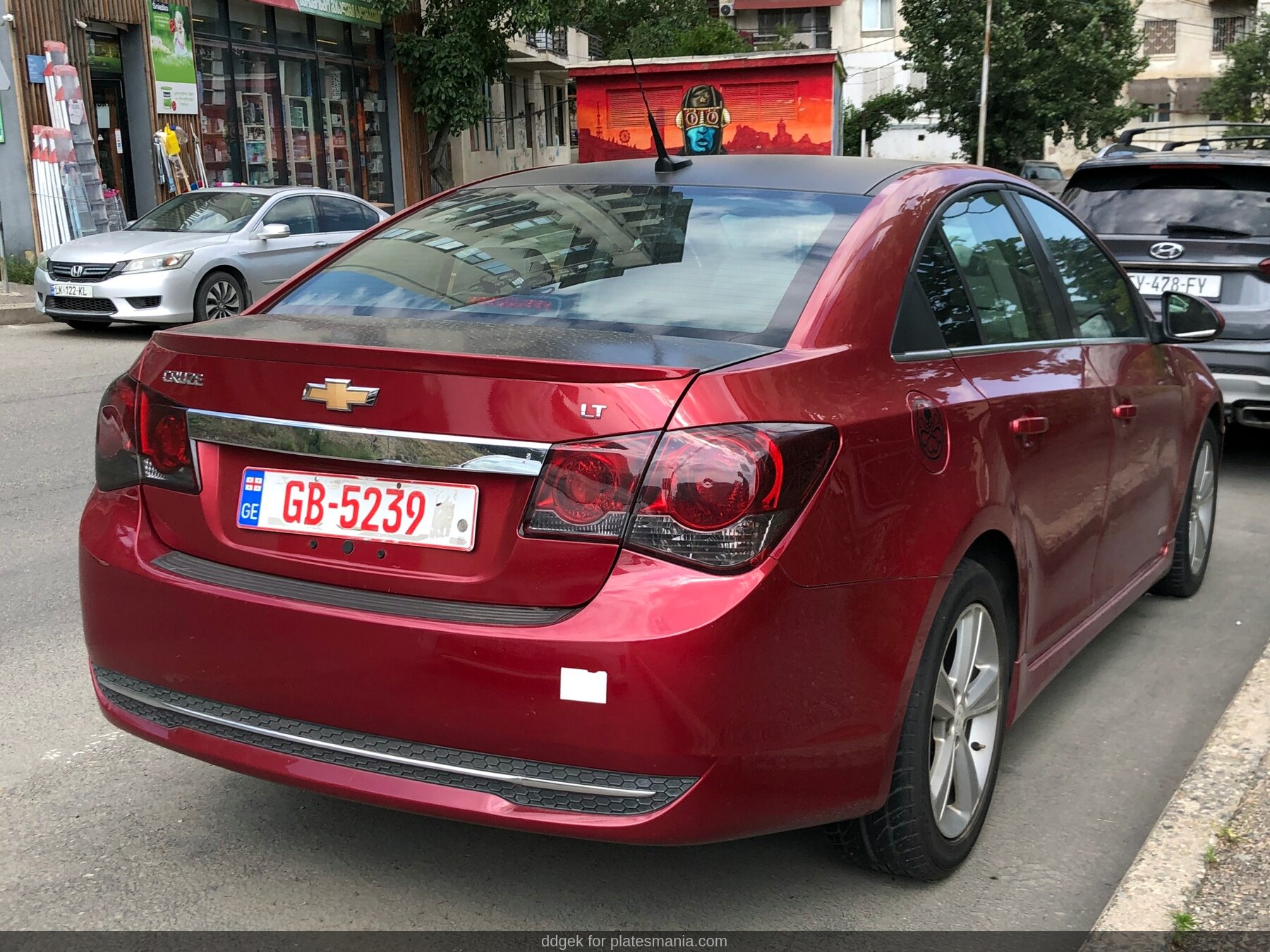 GB-5239, Chevrolet Cruze 1st gen Sedan (J300), 2008–2016