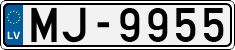 License plate of Latvia, Regular car plates