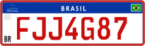 License plate of Brazil, Commercial vehicles (Mercosul)