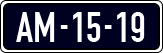 License plate of the Netherlands, Imported oldtimers (cars)