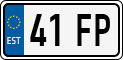 License plate of Estonia, Motorcycles