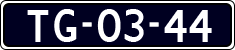 License plate of the Netherlands, Cars