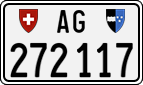 License plate of Switzerland, Cars