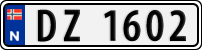 License plate of Norway, Trailers, motorcycles, special vehicles