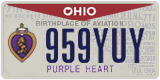 Ohio, Specialty plates (123ABC)
