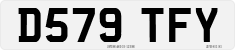 License plate of the United Kingdom, 1983 year system