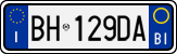 License plate of Italy, Cars (1994 year series)