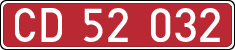 License plates of Spain, Diplomatic