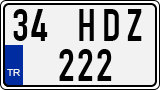 License plate of Turkey, Regular plates