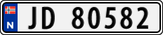 License plate of Norway, Cars