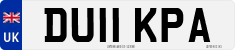 License plate of the United Kingdom, 2001 year system