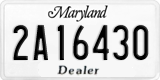 Maryland, Dealer (1A23456)