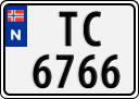 License plate of Norway, Trailers, motorcycles, special vehicles