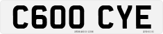 License plate of the United Kingdom, 1983 year system