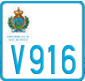 License plate of San Marino, Motorcycles