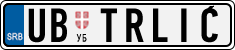 License plate of Serbia, Vanity Plates