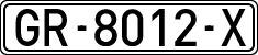 License plates of Spain, 1971 year series